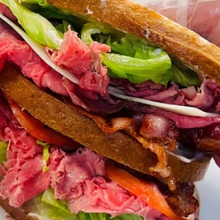 Roast Beef Club Sandwich