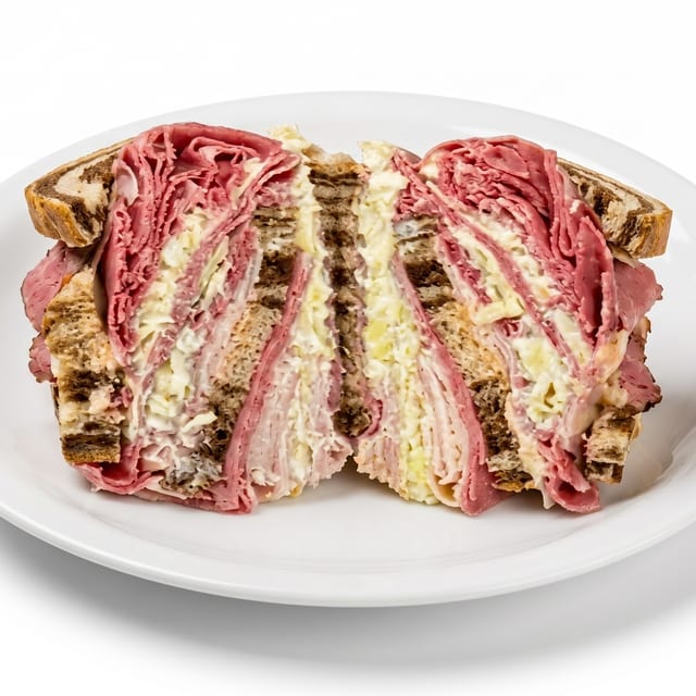 Corned Beef Special Sandwich.