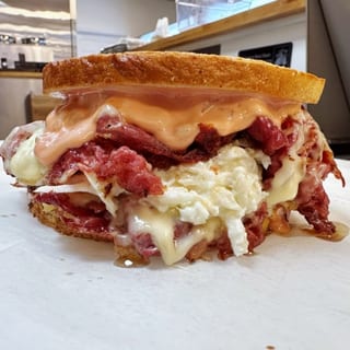 Hot Pastrami Sandwich